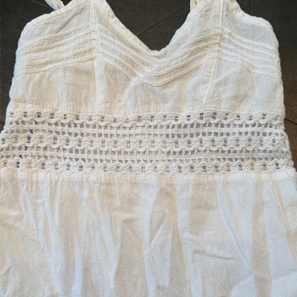 Charming White Lace Kids Maxi Dress - Picture 9 of 9